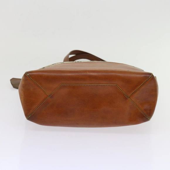 CELINE Macadam Canvas Tote Bag Beige Auth 63249 - Picture 6 of 16